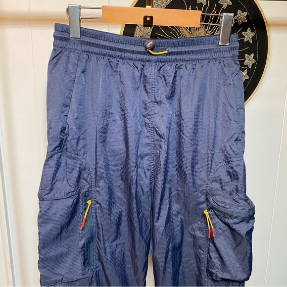Outdoor Voices Windbreaker Pant BreakLite Blue Packable Blue Cargo Joggers Nylon - Picture 3 of 9
